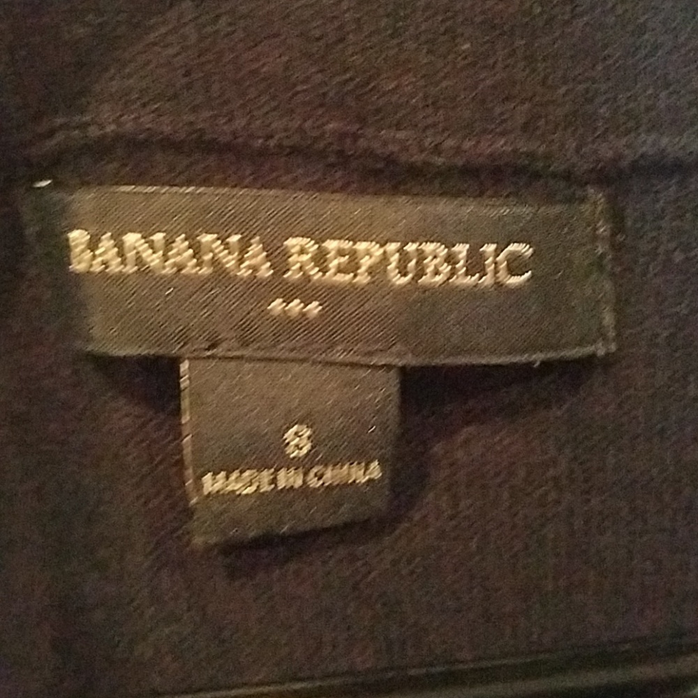 Navy Sequin Banana Republic top - Picture 3 of 4